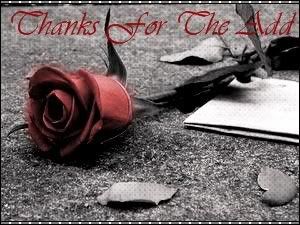 thanks for the add rose Pictures, Images and Photos