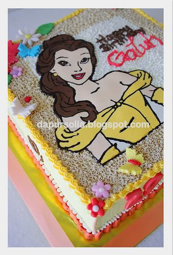 Princess Belle Cake image courtesy of Dapur Solia