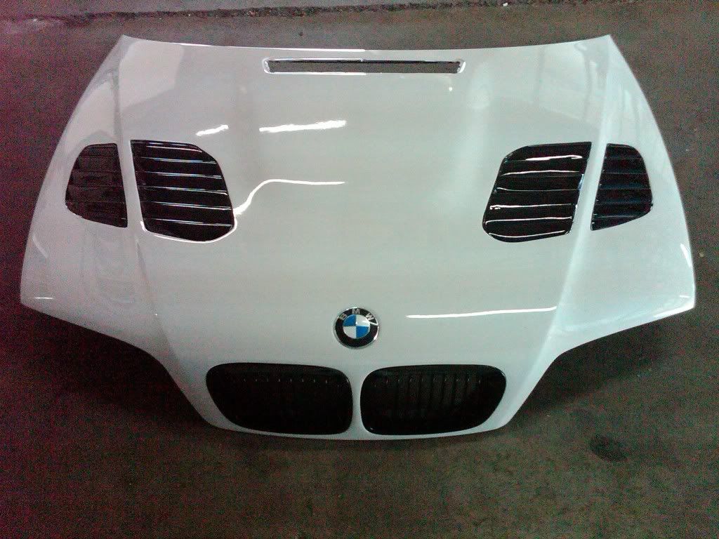FS Vorsteiner E46 M3 Vented Race Hood Double Sided Carbon Fiber