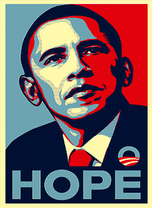 barack obama hope image. Not Least BARACK OBAMA!