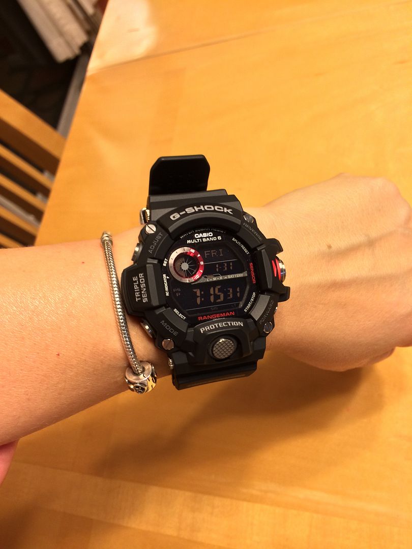 g shock rangeman on wrist