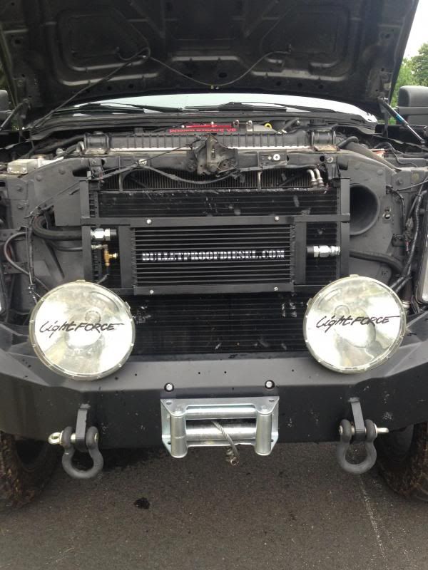 Relocating BPD Oil Cooler Ford Powerstroke Diesel Forum