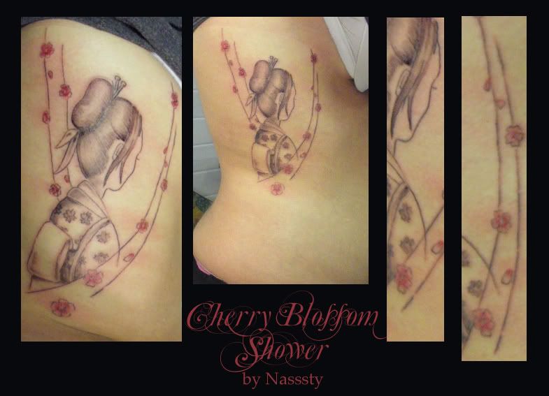 Tattoo / Cherry Blossom Shower