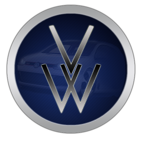It's simply trying to redesign the VW logo Badge That's it