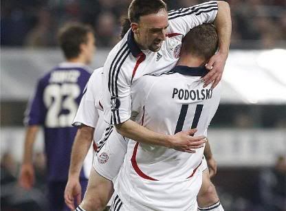 Ribery festeja 1 dos 5 golos em Bruxelas