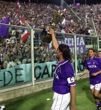 Rui Costa vencedor da Taca de Italia pela Fiorentina