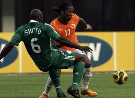 Drogba ajudou Costa do Marfim a bater Nigéria