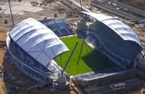 Vista aérea do Estádio do Algarve