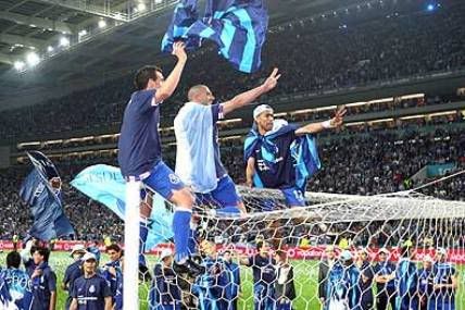Festa do título dos jogadores do FC Porto