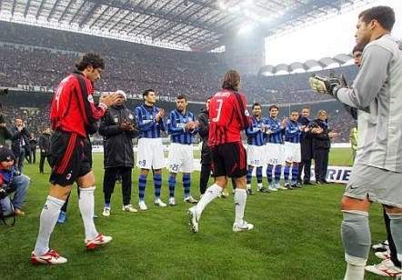 Homenagem do Inter aos campeões do Mundo (Milan)