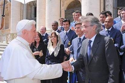 Inter de Milão recebido pelo Papa Bento XVI