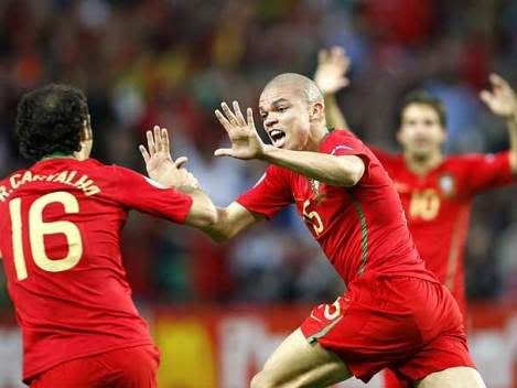 Pepe festejava para Portugal o seu primeiro golo