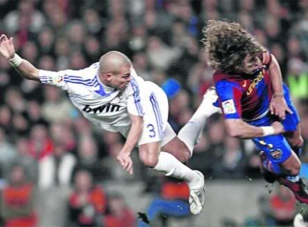 Pepe que fez uma exibição memorável em Camp Nou