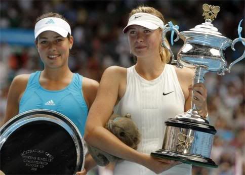 Sharapova venceu Ana Ivanovic em Melbourne