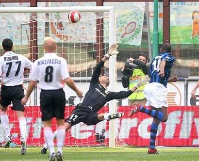 Vieira marcava frente ao Palermo