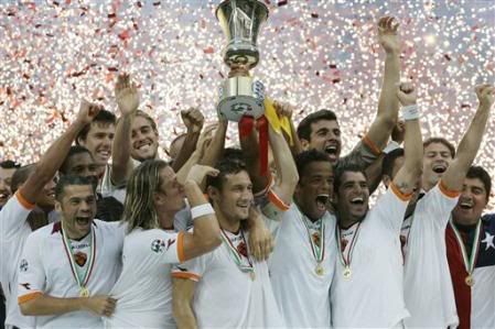 AS Roma venceu a Taça de Itália à custa do Inter de Milão