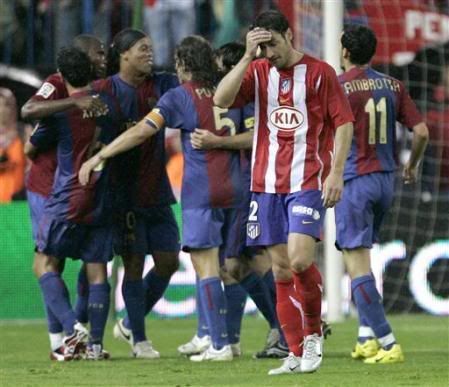 Barcelona deu goleada das antigas em Madrid , frente ao Atlético
