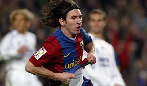 Messi marcou três golos frente ao Real Madrid