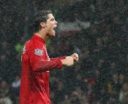 Cristiano Ronaldo festejava mais um golo seu, este frente ao Derby