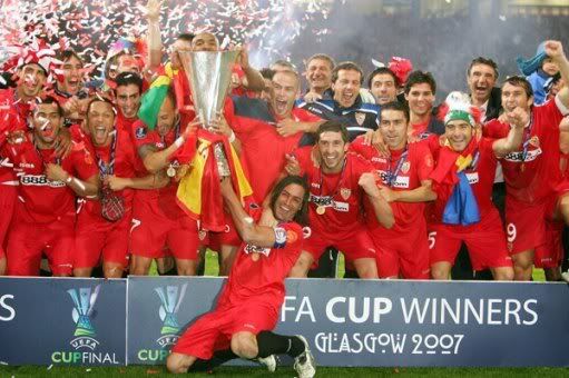 Sevilha repete conquista da Taça UEFA pelo segundo ano consecutivo