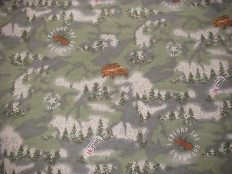 Jeep fabric for quilting #3