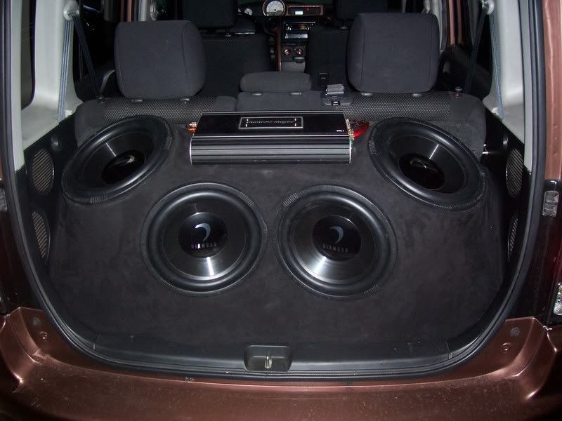 Custom sub enclosure for sale. 4 12's included. Scion xB Forum