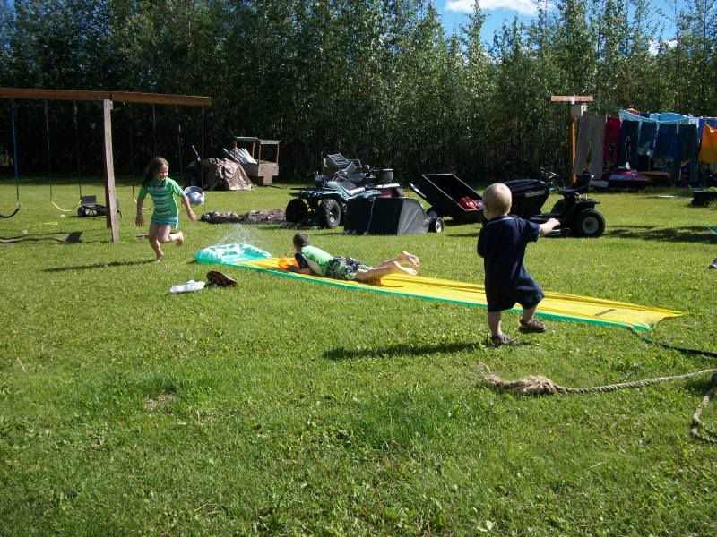 slip and slide audience