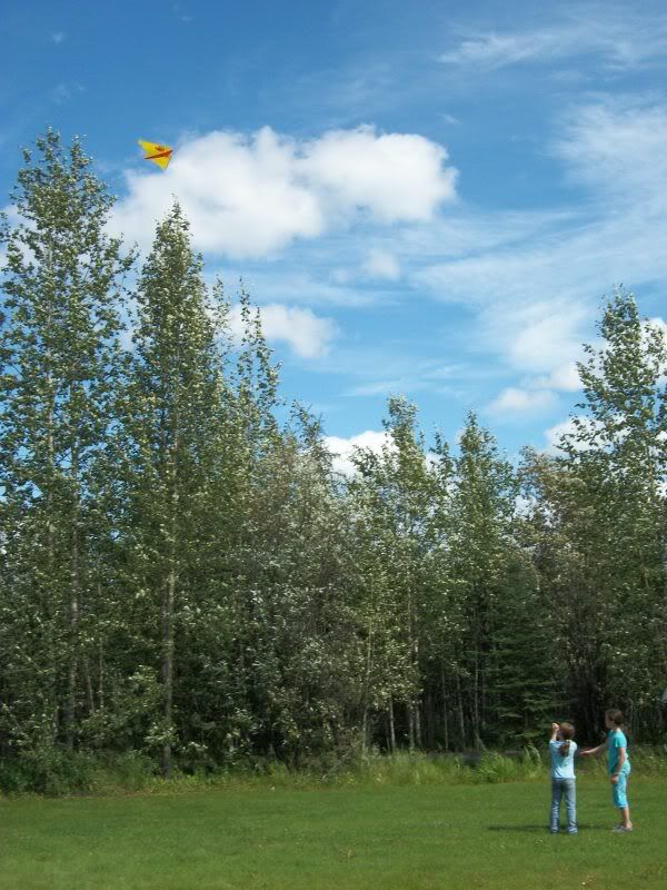 Judith flies a kite