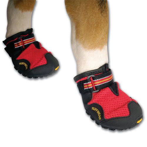 Ruff Wear Dog Bark'n Boots Grip Trex Red