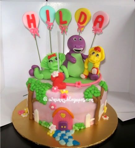 Barney Birthday Cake on Barney A Lot So She Wanted To Have A Barney Cake For Her 2nd Birthday