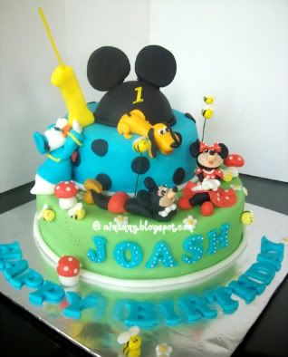 mickey mouse cake. Mickey Mouse cake for litte