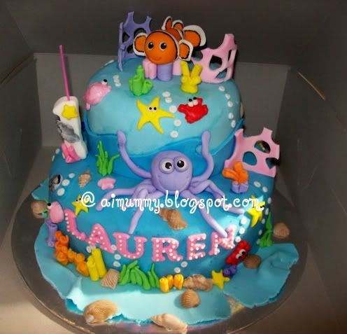 Nemo Birthday Party on Nemo Cake For Little Lauren