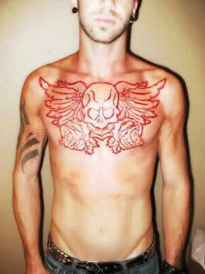 Demon Tattoos Skull With Wings
