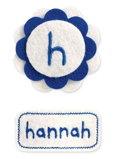 Personalized blue barrette set | Cool Mom Picks