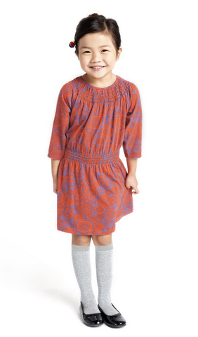 Flower and Berry Smocked Dress | Tea Collection
