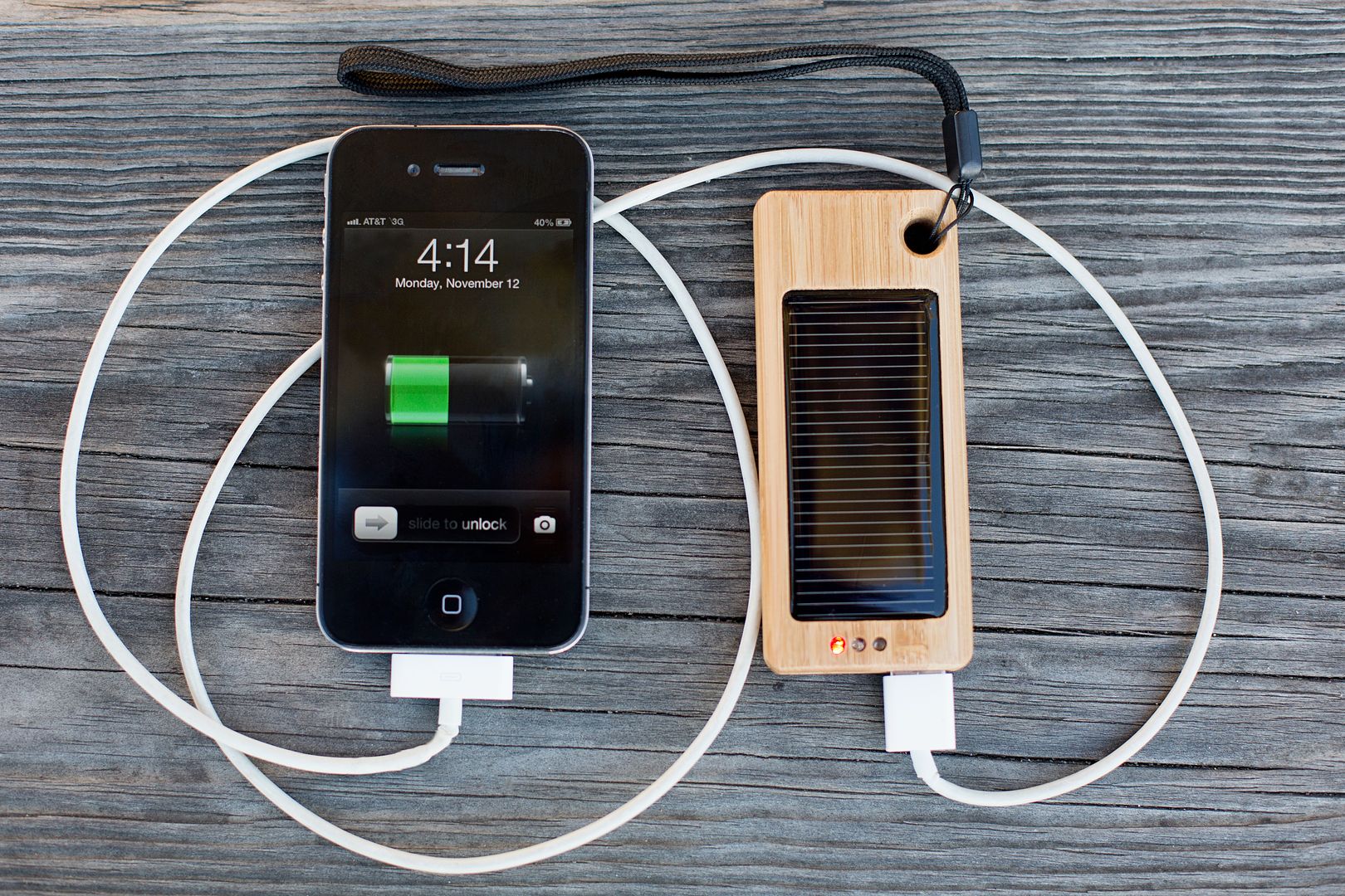 Photojojo bamboo solar charger | Cool Mom Tech