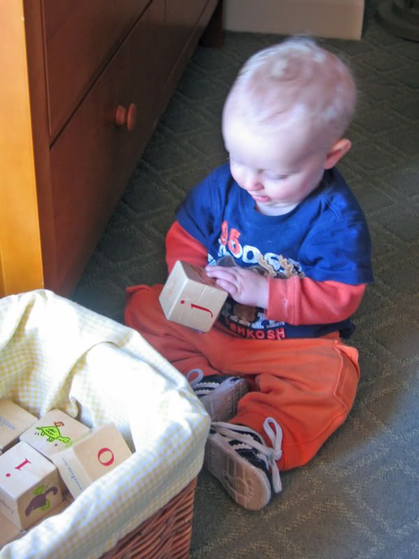 Playing with kids' toys in the Omni Kids' Suite