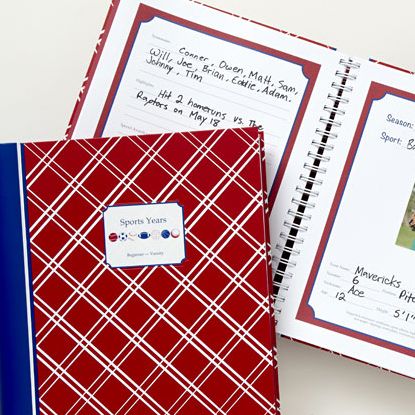 Organization solutions: Sports Years memory book