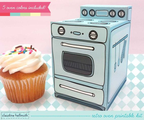 retro oven cupcake boxes on etsy | cool mom picks