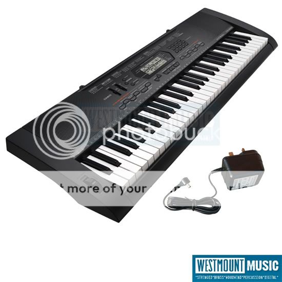 New Casio CTK 3000 Keyboard (61 full sized touch sensitive keys) + AC 