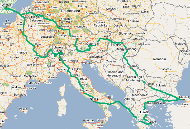 London To Istanbul, Athens and Rome | Adventure Rider