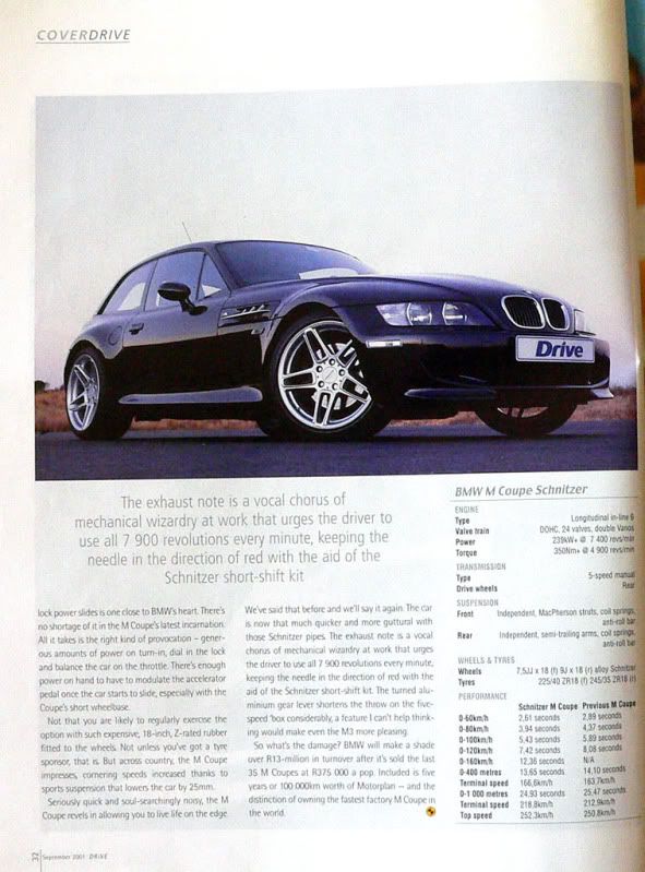 Bmwfanatics Forum Z3 Mcoupe Ac Schnitzer