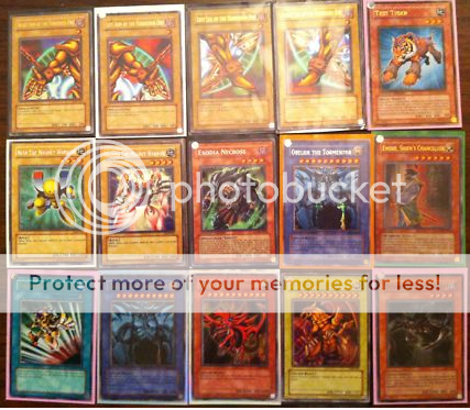 Yu Gi Oh Random Lot (7 cards)**God Cards Exodia Jinzo Dark 