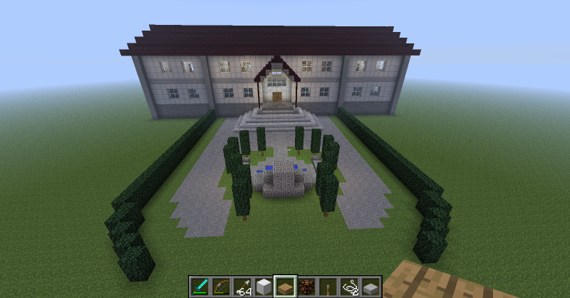 My First Mansion Build Creative Mode Minecraft Java Edition